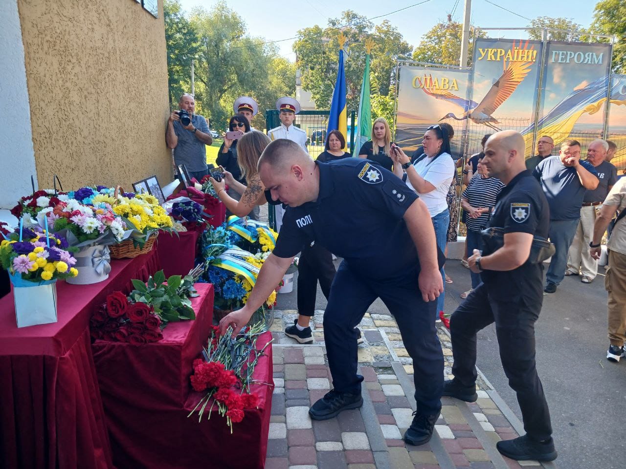 У Харківському ліцеї відкрили меморіальні дошки загиблим захисникам України